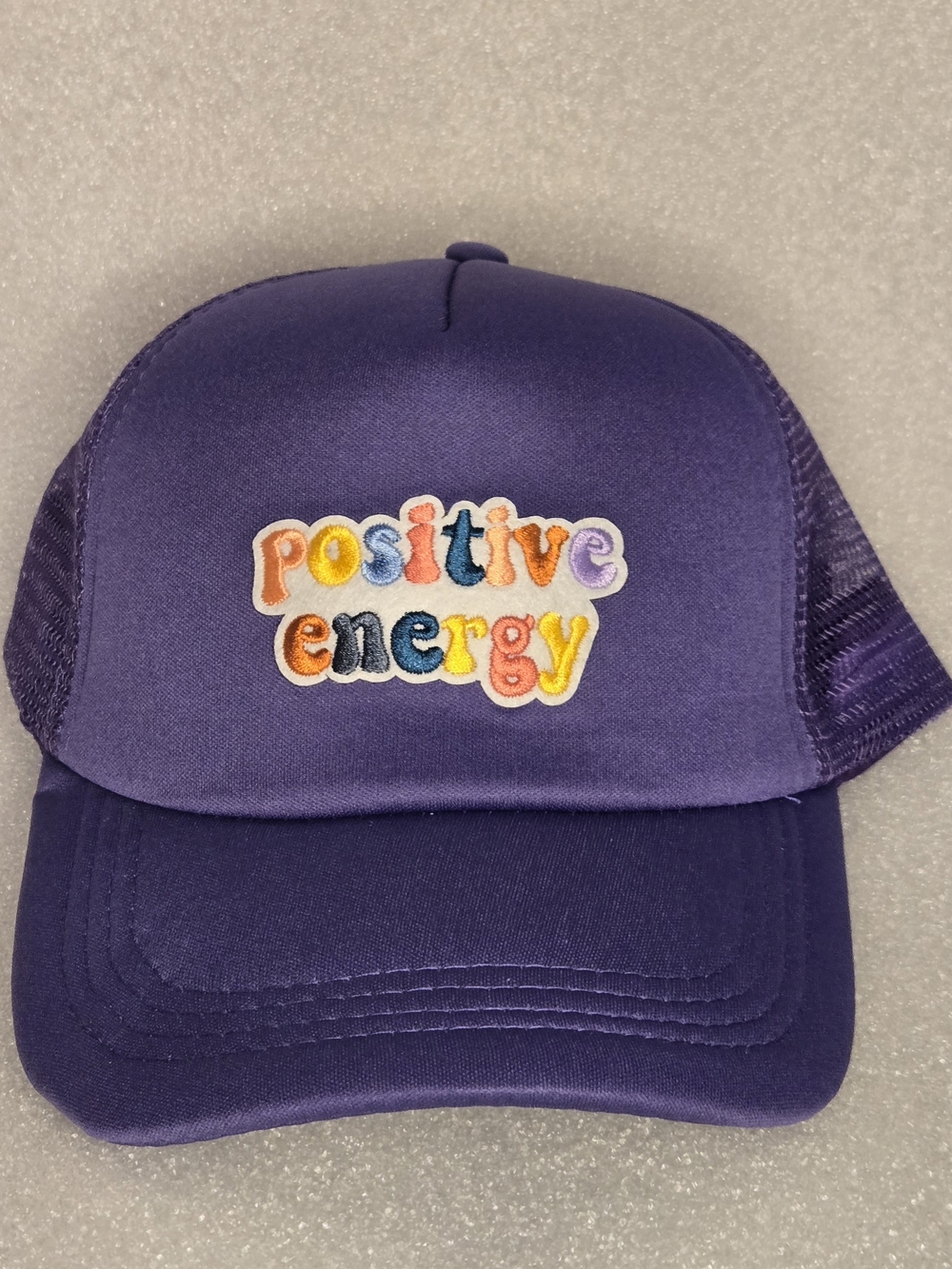Positive Energy Purple Unisex Trucker Hat